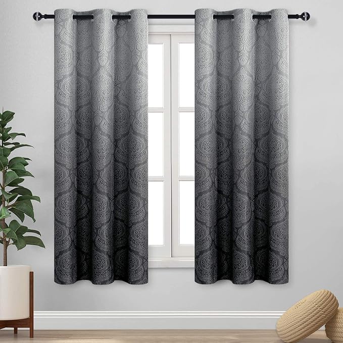 DWCN Ombre Blackout Curtains for Bedroom by DWCN