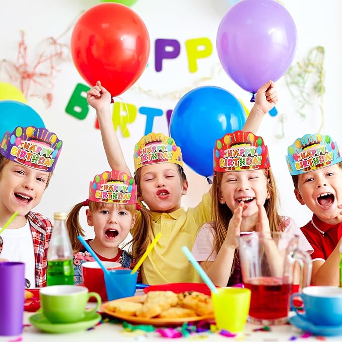 30 Pack Paper Crowns for Kids - Image 3