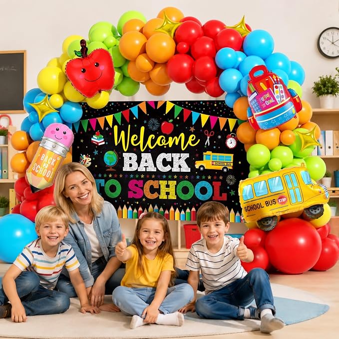 Back to School Balloon Arch Kit, First Day of School Decor - Image 6