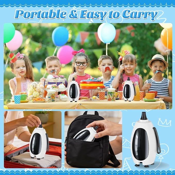 Balloon Pump Electric, Portable Balloon Inflator Air Pump Balloons Blower - Image 8