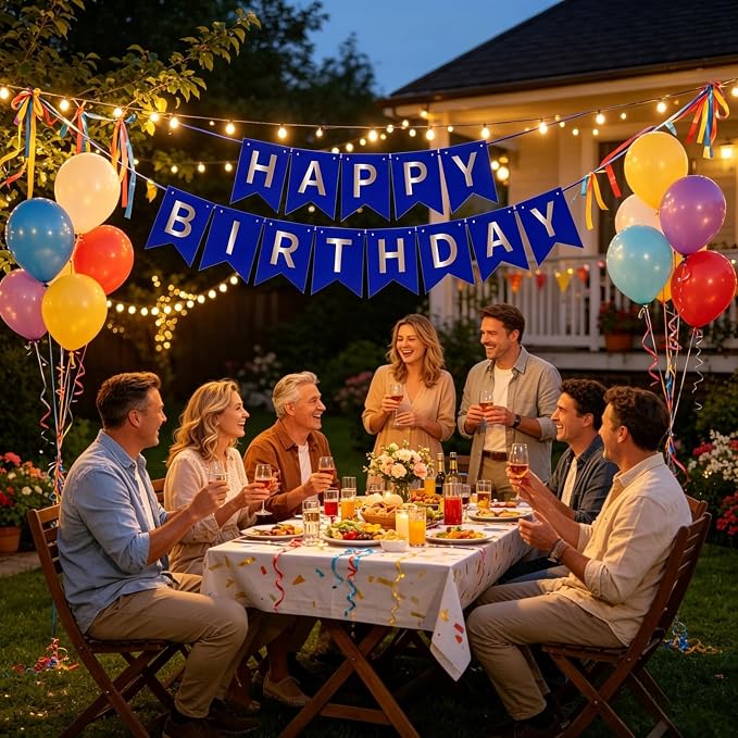 Happy Birthday Banner Birthday Party Supplies - Image 5