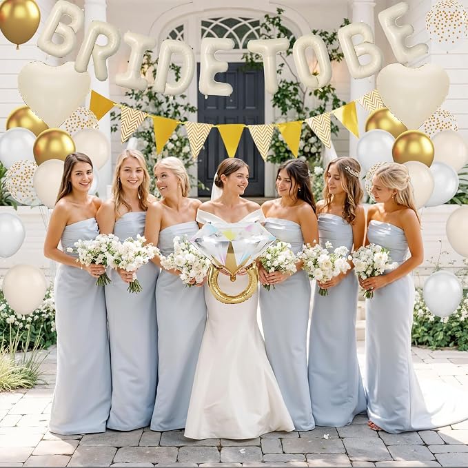 Sand White Bachelorette Party Decorations, Nude White Bride To Be Bridal Shower - Image 4