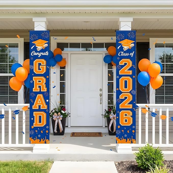 Graduation Decorations 2026 Porch Banner, Congrats Grad Class of 2026 Banner - Image 7