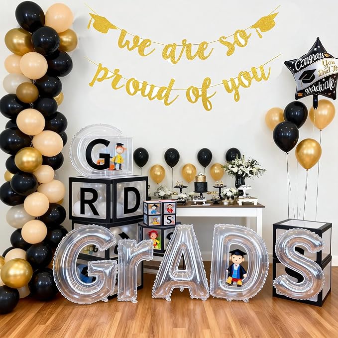 Graduation Decorations 2026 Banners Garland Gold Congrats Grad Banners | Gold - Image 5