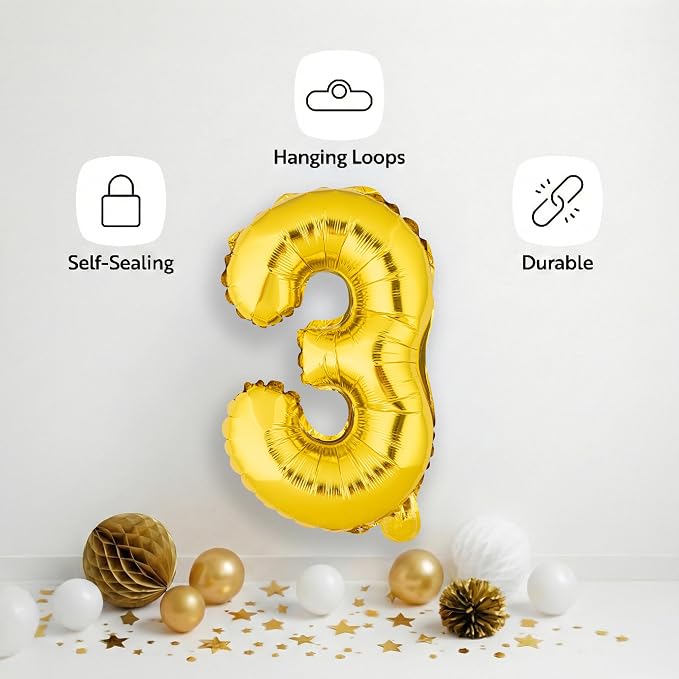 Restaurantware Balloon 1 Pack of Mylar Hanging Reusable Self-Sealing Balloons - Image 4
