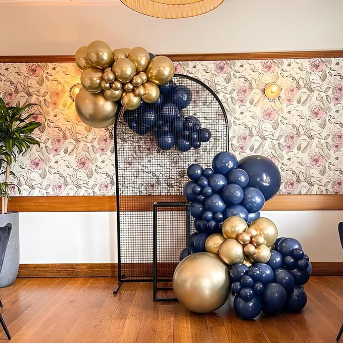 Voircoloria 110pcs Navy Blue Dark Blue Latex Party Balloons, 12inch | - Image 7