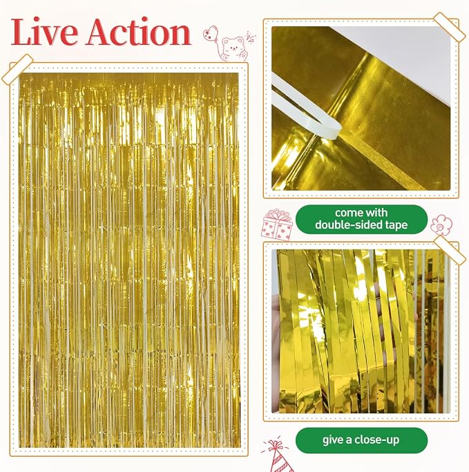 Red Green White Gold Christmas Balloon Arch Kit - Image 3