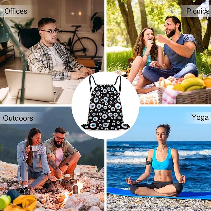 Beam Bag Large Capacity Drawstring Backpack - Image 6