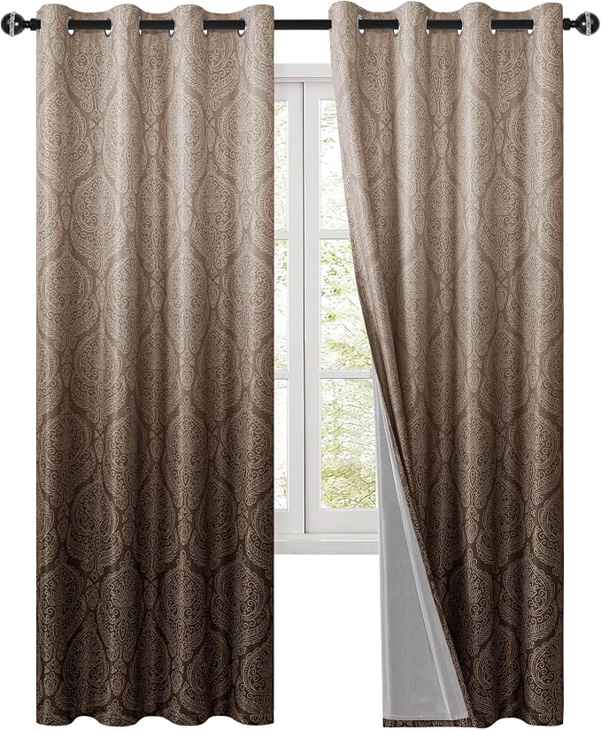DWCN 100% Blackout Curtains for Bedroom 63 Inch Long - Image 9
