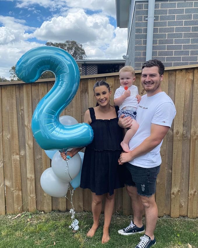 Pastel Blue 0 Balloon - Image 8