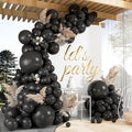 102pcs Matte Black Balloons Garland Arch Kit, 18 12 10 5 Inch Balloons | by ZizasAry