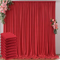 40ft x 10ft Wrinkle Free Red Backdrop Curtains by Outpain