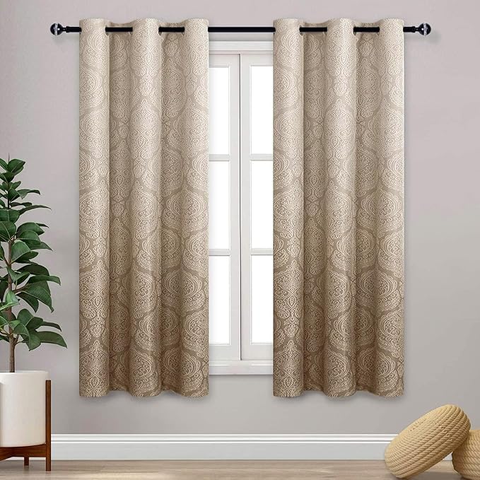 DWCN Ombre Blackout Curtains for Bedroom by DWCN