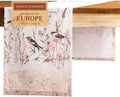 Maison d' Hermine Table Runner 100% Cotton Single Layer Table Runners 108 inches Long Decorative for Home Dining Party Wedding Bridal Shower Spring Summer (Meadow Florals - Brown, 14.50" x 108")