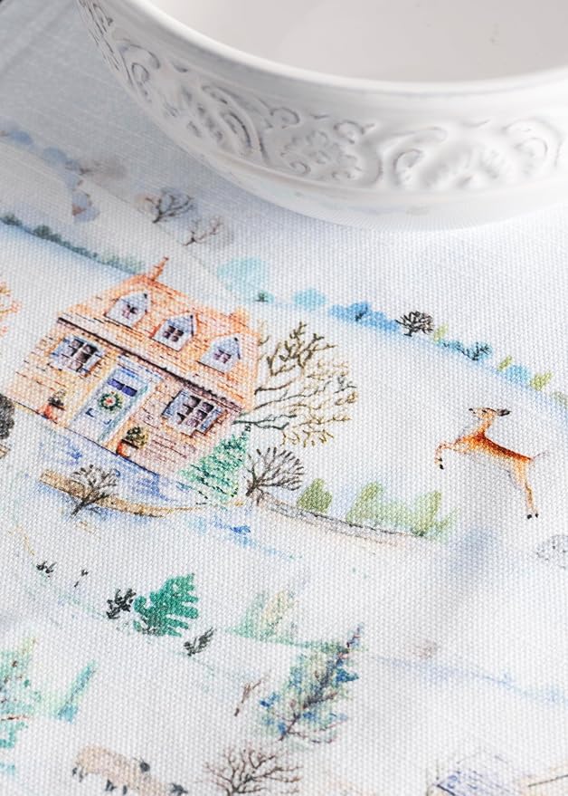 Maison d' Hermine Placemats Set of 4 Reusable 100% Cotton | Cloth Place Mats - Image 7