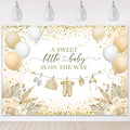 Boho Baby Shower Banner Neutral Gold Baby Shower Party Decorations A Sweet by AVEZANO