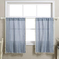 RoomTalks Boho Kitchen Curtains 36 Inch Length French Striped Farmhouse Vintage by RoomTalks
