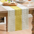 Artoid Mode Yellow Farmhouse Rustic Table Runner 12x72 Inch | Seasonal Holiday by ArtoidMode