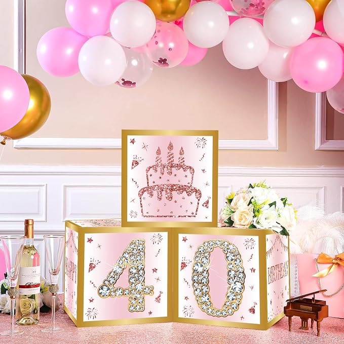 DataMoon 40th Birthday Decorations Boxes - Image 9