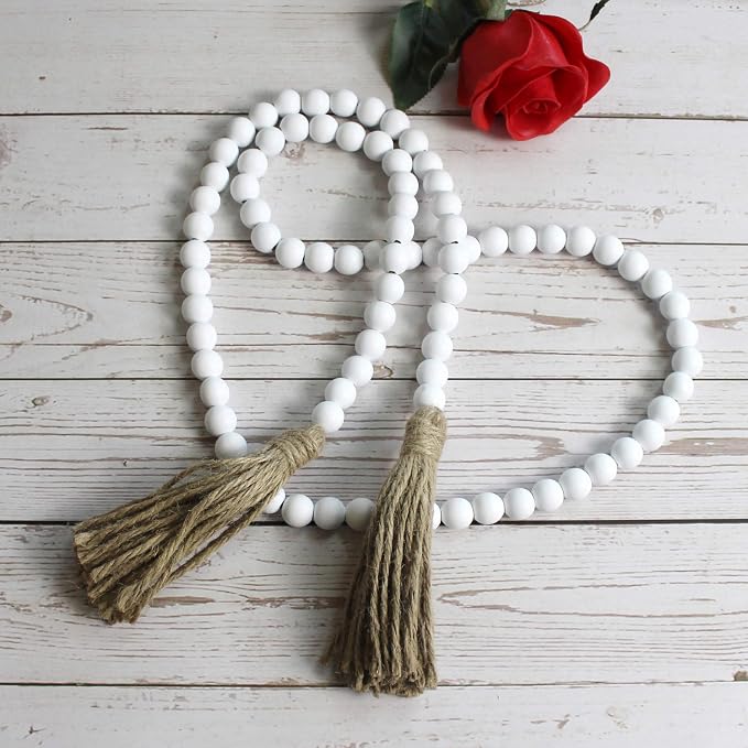 CVHOMEDECO. Wood Beads Garland - Image 2