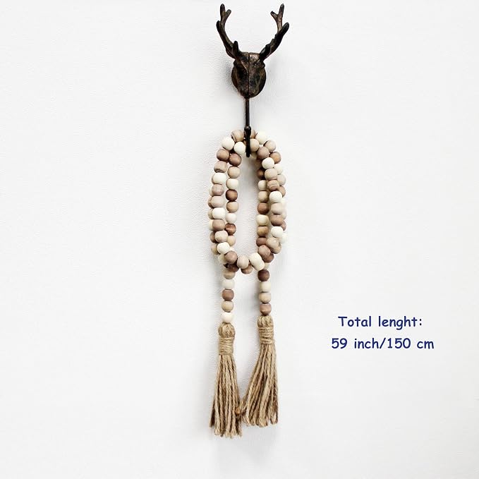CVHOMEDECO. Wood Beads Garland - Image 6