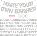 116PCS DIY Banner Customizable Birthday Banners Graduation Banner Custom Party by Unknown