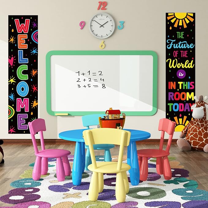 Colorful Classroom Decorations Classroom Welcome Banner and Poster - Image 4