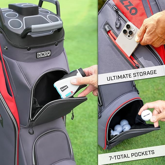 Izzo Ultimate Organizer Golf Cart Bag