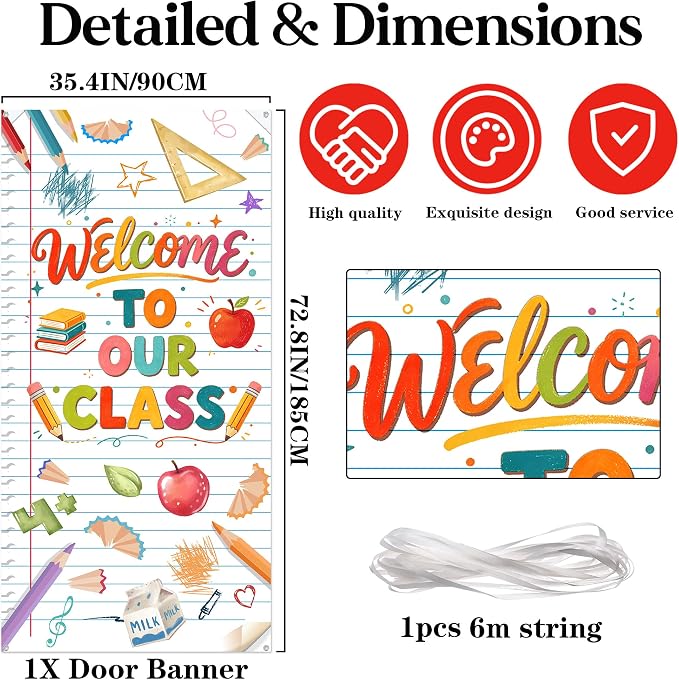 Back to School Door Banner - Image 2