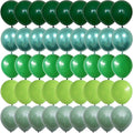 Togvu Green Balloons, 60 Packs 12 Inch Different Shades Dark Emerald Lime by Togvu
