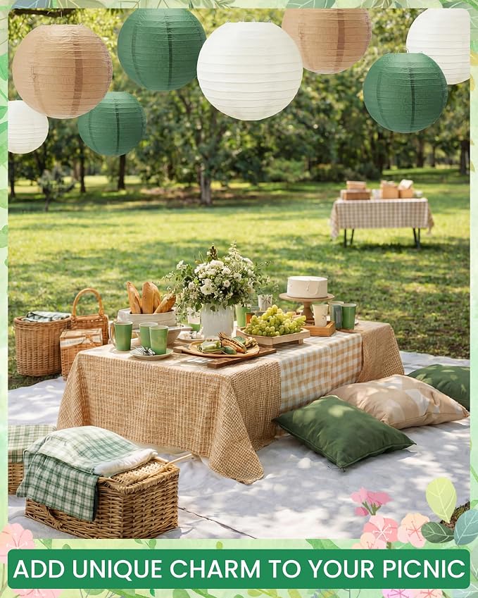 Treela 48 Pcs Paper Lanterns Party Decorations Chinese Round Paper Decor - Image 5