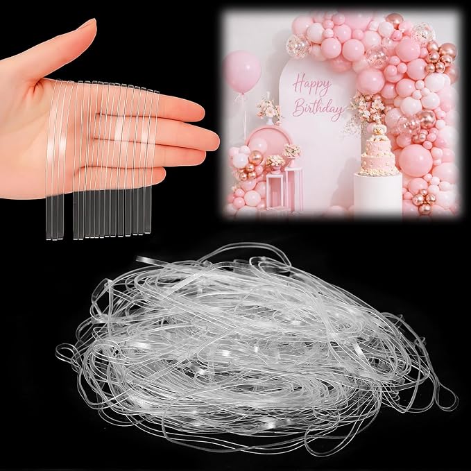 Eaasty 200 Pcs Clear Rubber Bands by Eaasty