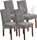 Waterproof Dining Chair Covers Set of 4 Parsons Chair Slipcovers | Double by Genina