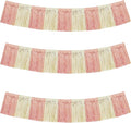 BEISHIDA Champagne Rose Gold Garland Banner 30ft Wall Tinsel Foil Streamers | by Beishida