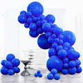 PartyWoo Royal Blue Balloons 152pcs Dark Blue Balloons Different Sizes | 18 12 by PartyWoo