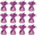 Metallic Plastic Wrapped Balloon Weights Party Decorations 12 Pcs by RoyalHouse