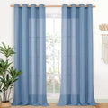 YoungsTex Extro Long Linen Curtains 102 Inch Length by YoungsTex