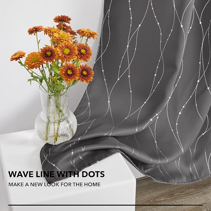 Deconovo Blackout Back Tab Curtains - Image 6