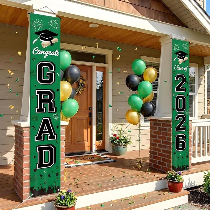 Graduation Decorations 2026 Porch Banner, Congrats Grad Class of 2026 Banner - Image 5