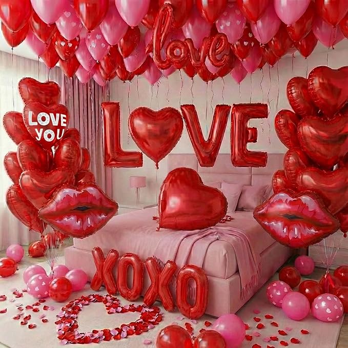 Valentine's day Balloon Garland kit 125Pcs Valentines Day Balloon Arch by KozeeBalloons%E2%80%94%E2%80%94ColorMatters