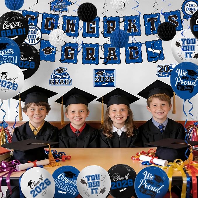 Graduation Party Supplies Kit - Image 3