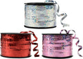 BEISHIDA Red Pink Silver Curling Ribbons Balloon String Ribbons by Beishida