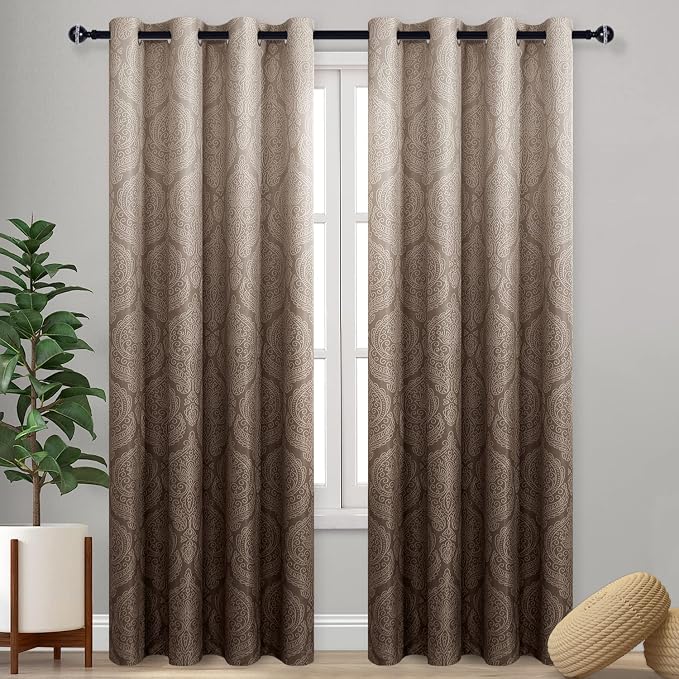 DWCN Ombre Blackout Curtains for Bedroom by DWCN