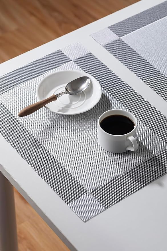 LEXMORE PlaceMats Set of 12 Vinyl/Plastic Woven Place Mats - Image 6