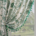 F-CHU Boho Curtains for Living Room 96 Inch Length French Country Floral Drapes by F-CHU
