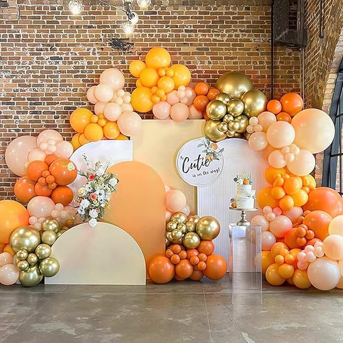 Orange Balloons 12 inch, Birthday Party Decorations - Image 6