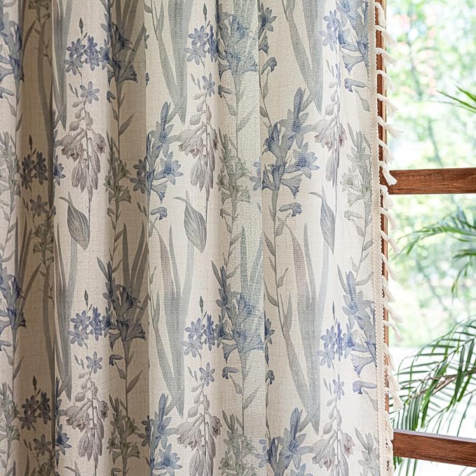 ENJOYBRIDAL Floral 96 Inch Curtains - Image 5