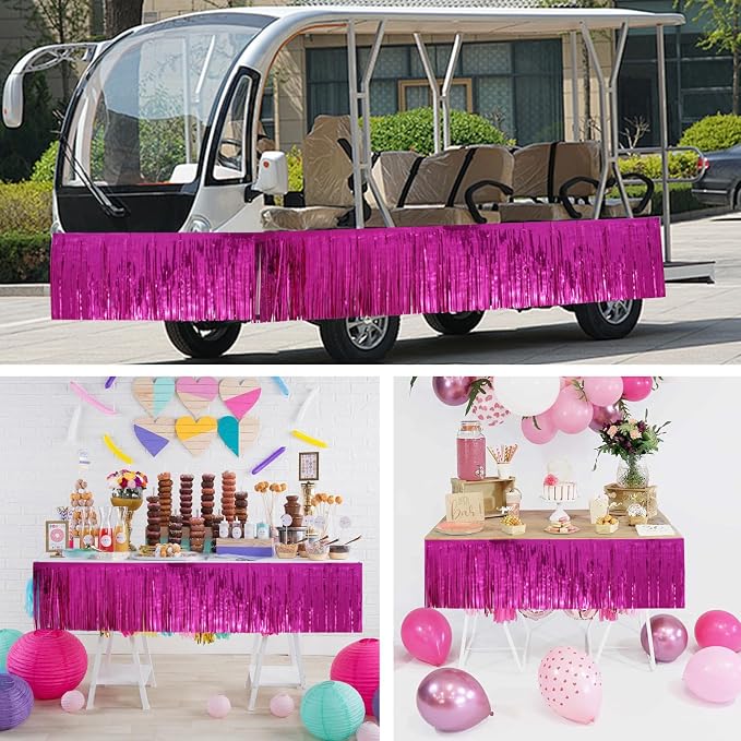 Hot Pink Party Decorations 48FT - Image 6