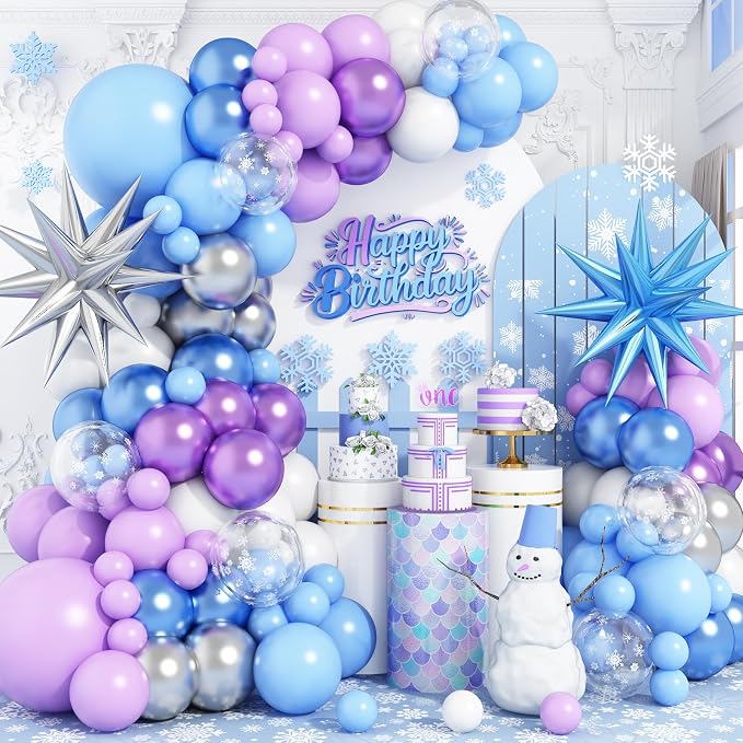 Snow Balloon Garland Arch Kit by Adorely