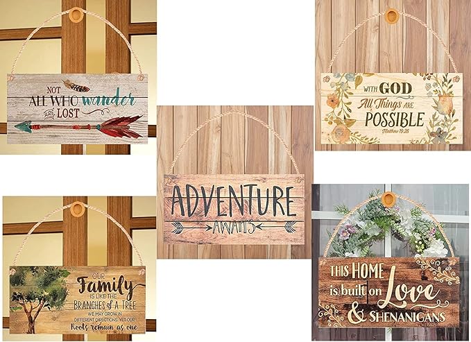 Rustic Wooden Signs The Hen House Wood Plaque Signs Chicken Cock Coop Egg Garden Gift Sign Wall Art Decor Kitchen Cafe Pub Decor Gift 6x12 INCH